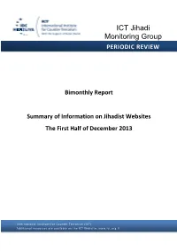 ICT Jihadi Monitoring Group