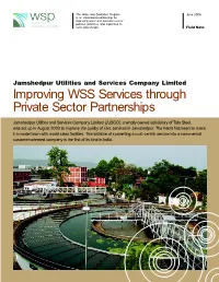 Improving WSS Services Through Private Sector Partnerships