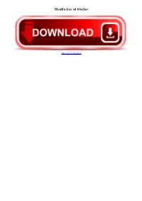 Mozilla Free Ad Blocker