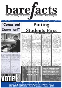 Putting Students First