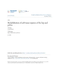 Rehabilitation of Soft Tissue Injuries of the Hip and Pelvis T