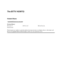 The BTTV HOWTO