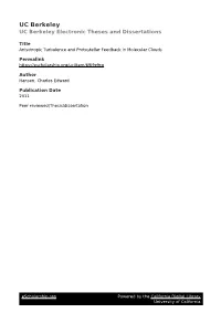 Anisotropic Turbulence and Protostellar Feedback in Molecular Clouds