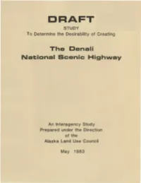 Draft Study to Determine the Desirability of Creating The