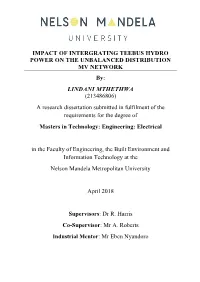 Impact of Intergrating Teebus Hydro