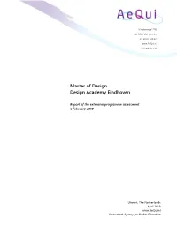 Master of Design Design Academy Eindhoven