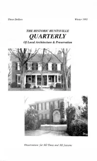 QUARTERLY of Local Architecture & Preservation
