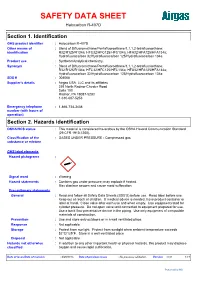 SAFETY DATA SHEET Halocarbon R-407D