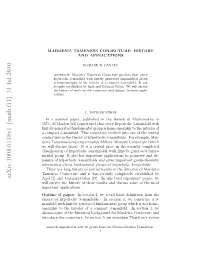 Marden's Tameness Conjecture: History and Applications