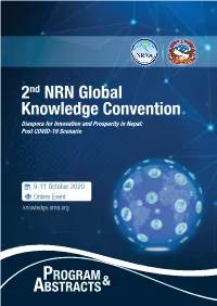 Program and Abstract Booklet 2Nd NRN