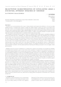 Quantitative Characterisation of Cataclasites Using a Statistical Approach (Analysis of Variance)______