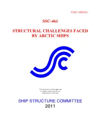 Structural Challenges Faced by Arctic Ships