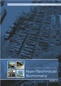 Access to Port of Liverpool Study, Non-Technical Summary