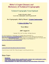 Crypto Glossary in .PDF