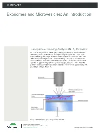 Exosomes and Microvesicles: an Introduction