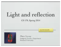 Light and Reflection