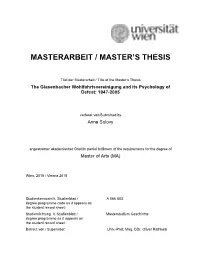 Masterarbeit / Master's Thesis