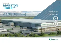J13 M1 15M Construction Opportunity to Let Direct Access to Motorway Network Clear Height Available June 2017