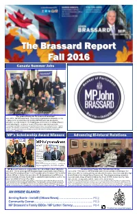 The Brassard Report Fall 2016 Fall 2016