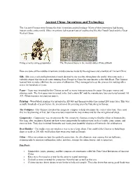 Ancient China: Inventions and Technology