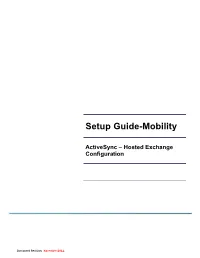 Setup – Activesync / Introduction-Overview | Page 3 of 16