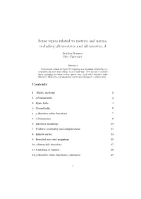 Some Topics Related to Metrics and Norms, Including Ultrametrics and Ultranorms, 4