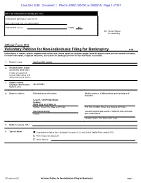 Case 19-11138 Document 1 Filed in USBC ND/OK on 06/03/19 Page 1 of 257