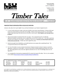 Important Things to Remember When Using Forest Herbicides