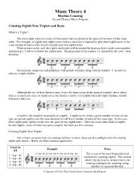 Music Theory 4 Rhythm Counting Second Chances Music Program