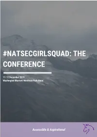 See the #Nsgscon 2019 Program