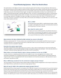 Vessel Monitoring Systems – What You Need to Know