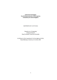 1 Subversive Sovereignty: Parodic Representations of Micropatrias