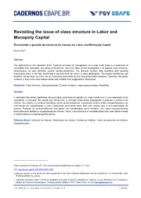 Revisiting the Issue of Class Structure in Labor and Monopoly Capital