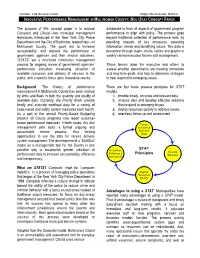 The Purpose of This Concept Paper Is to Explore Compstat and Citistat—Two Municipal Management Techniques Introduced in the Ne