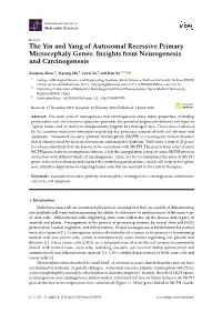 The Yin and Yang of Autosomal Recessive Primary Microcephaly Genes: Insights from Neurogenesis and Carcinogenesis