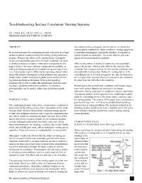Troubleshooting Surface Condenser Venting Systems