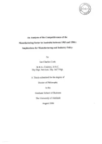 An Analysis of the Competitiveness of The