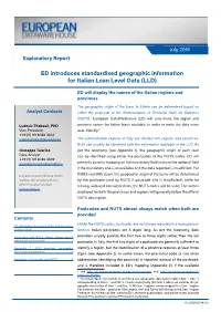 ED Introduces Standardised Geographic Information for Italian Loan Level Data (LLD)