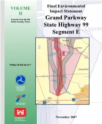 Grand Parkway State Highway 99 Segment E