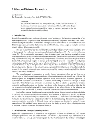 P Values and Nuisance Parameters