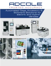 Automated Gage, Accessory & Software