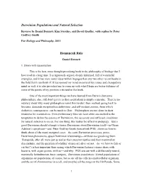 Darwinian Populations and Natural Selection Homunculi Rule