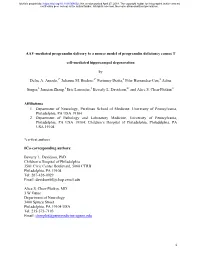 AAV-Mediated Progranulin Delivery to a Mouse Model of Progranulin Deficiency Causes T