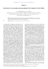 Chapter 2 Introduction to the Geography and Geomorphology Of
