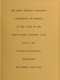 Commencement 1961-1970