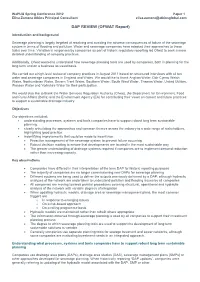 DAP REVIEW (OFWAT Report)