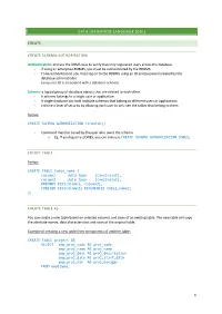 Data Definition Language (Ddl)
