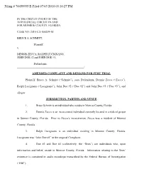 Filing # 74459955 E-Filed 07/03/2018 03:16:27 PM