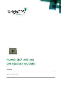 Hornetella ORG1408 GPS Receiver Module