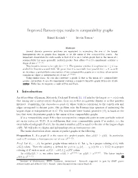 Improved Ramsey-Type Results in Comparability Graphs